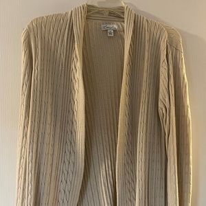 Kim Roger's Cable Knit Cardigan